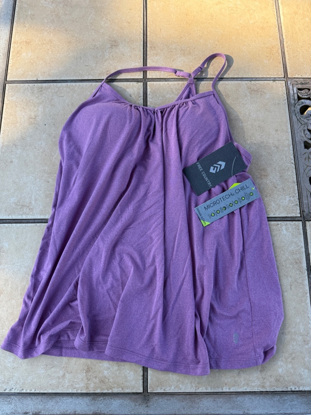 Free Country Purple Microtech-Chill Women's Tank Top